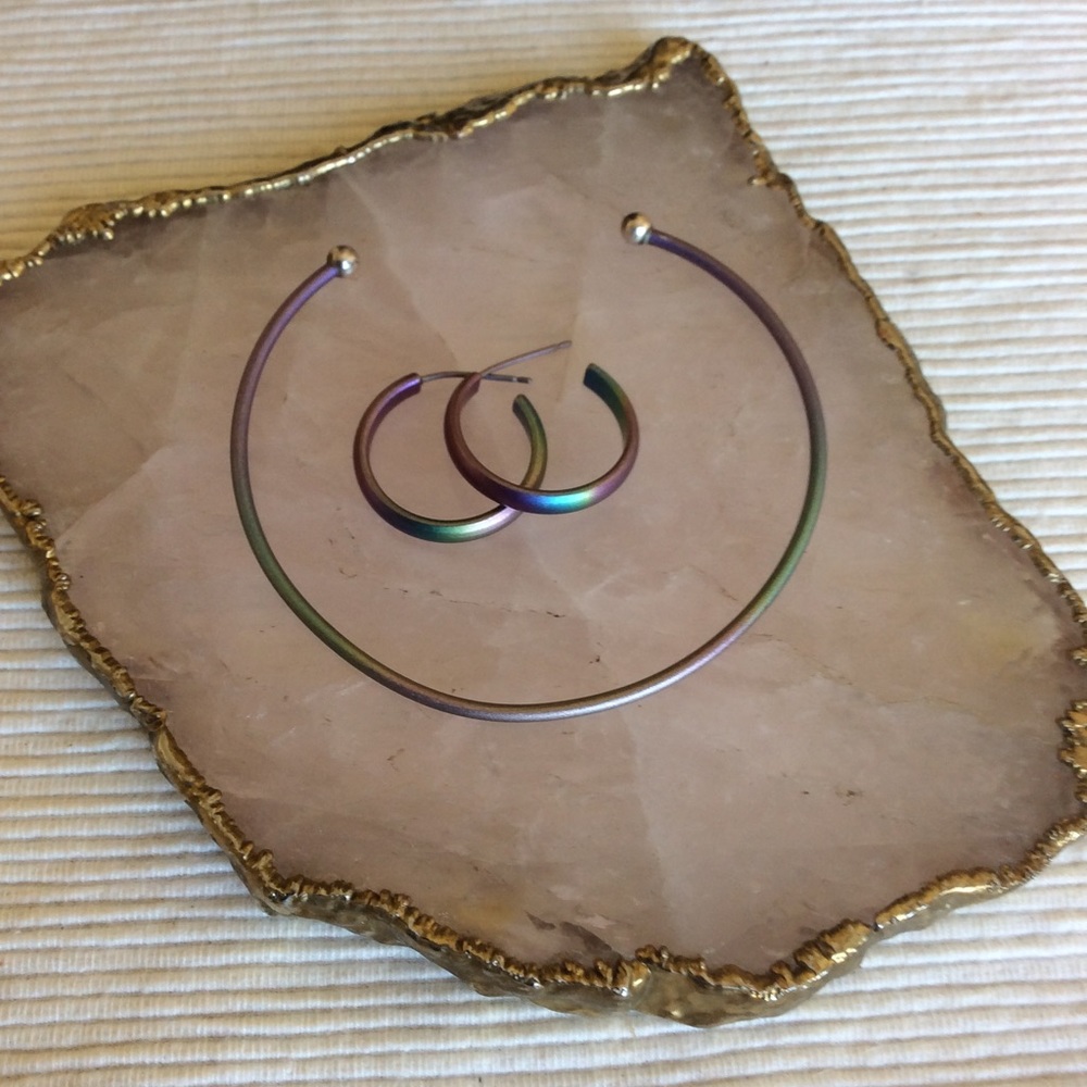 Bracelet and Earrings
